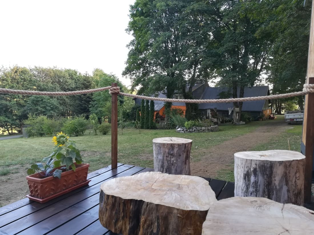 Blick in den GartenII Blick in den Garten der Finkenburg